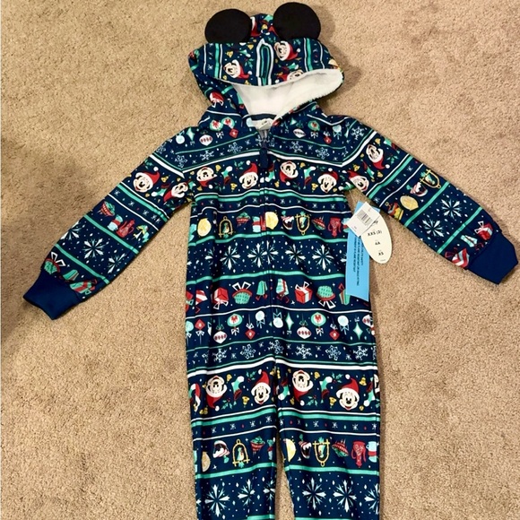 Mickey Holiday Onesie XXS - Picture 1 of 5